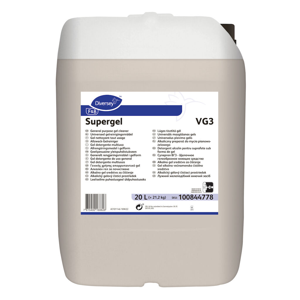 Supergel VG3 20L - Universeel gelreinigingsmiddel